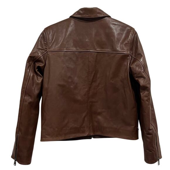 NEW NWT Reformation The Collection Aimee Leather Jacket - Picture 6 of 14